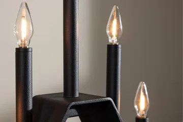 Åre Adventsljusstake 36 cm - Svart - Products - Belysning - Lampor & belysning inomhus - Sovrumslampa - Sänglampa - Sängbordslampa