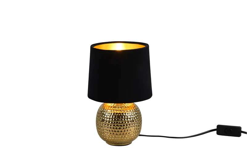 Sophia Bordslampa E14 svart/ guld, Svart/Guld