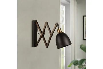 Vägglampa Sugana Lyra Svart / Vintage - Beige/Svart - Products - Belysning - Lampor & belysning inomhus - Sovrumslampa - Sänglampa - Sänglampa vägg