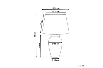 Virhal Bordslampa 54 cm E27 - Vit/Blå - Products - Belysning - Lampor & belysning inomhus - Sovrumslampa - Sänglampa - Sängbordslampa