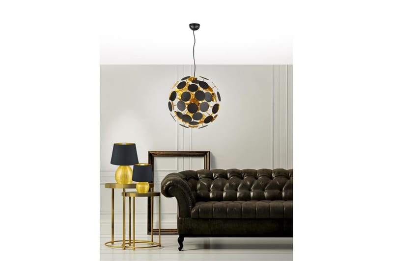 Pendel TRIO Discalgo Mattsvart - Mattsvart - Products - Belysning - Lampor & belysning inomhus - Taklampa & takbelysning - Kökslampa & taklampa kök