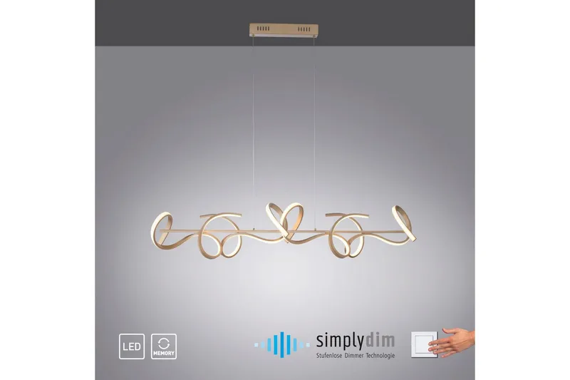 Taklampa Curls - 21x135x99 cm - Products - Belysning - Lampor & belysning inomhus - Taklampa & takbelysning - Pendellampa & hänglampa