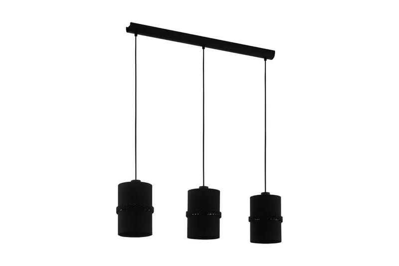 Takpendel Eglo Paraguaio Svart med 3 Lampor