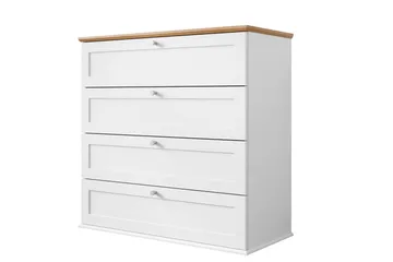 Hammerdal Byrå 92 cm - Vit/Ek - Products - Förvaring - Förvaringsmöbler - Byrå - Hallbyrå