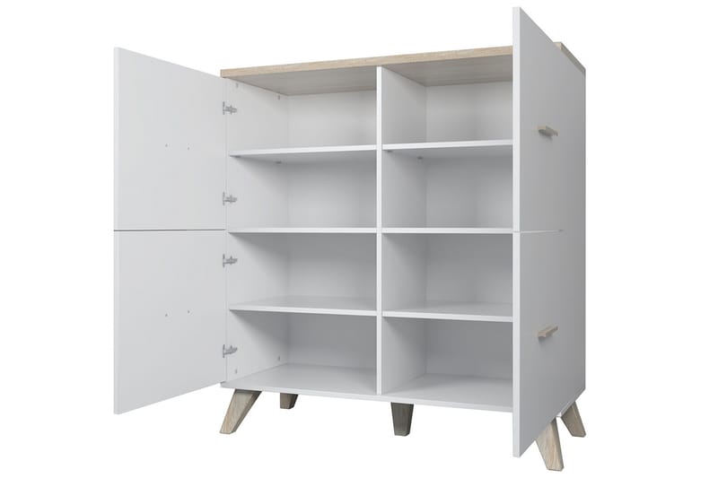 Kardos Byrå 45x110 cm - Natur/Svart - Products - Förvaring - Förvaringsmöbler - Byrå - Hallbyrå