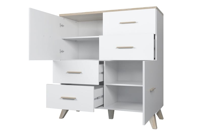 Kardos Byrå 45x110 cm - Natur/Svart - Products - Förvaring - Förvaringsmöbler - Byrå - Hallbyrå