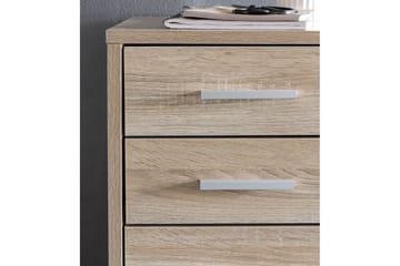 Rullkontejner Wohnling 5 lådor med hjul, folierad spånskiva, modern stil Sonoma - Sonoma - Products - Förvaring - Förvaringsmöbler - Byrå - Hallbyrå