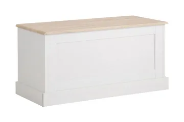 Dareia Förvaringskista 90 cm - Vit/Brun - Products - Förvaring - Förvaringsmöbler - Förvaringskista & sängkista