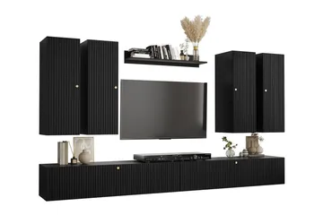 Dunvegan Möbelset För Vardagsrum Black - Products - Förvaring - Förvaringsmöbler - Möbelset för vardagsrum