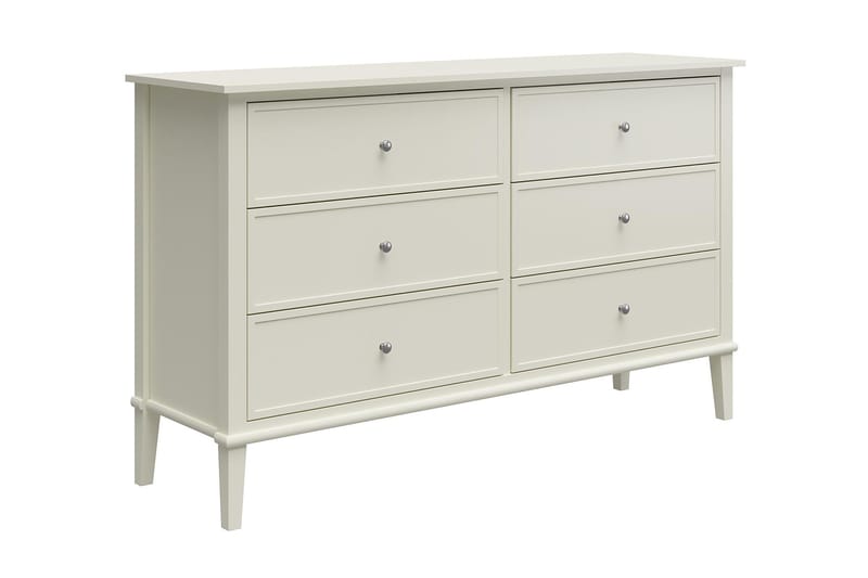 Evgeni Byrå 6 lådor - Vit - Products - Förvaring - Förvaringsmöbler - Byrå
