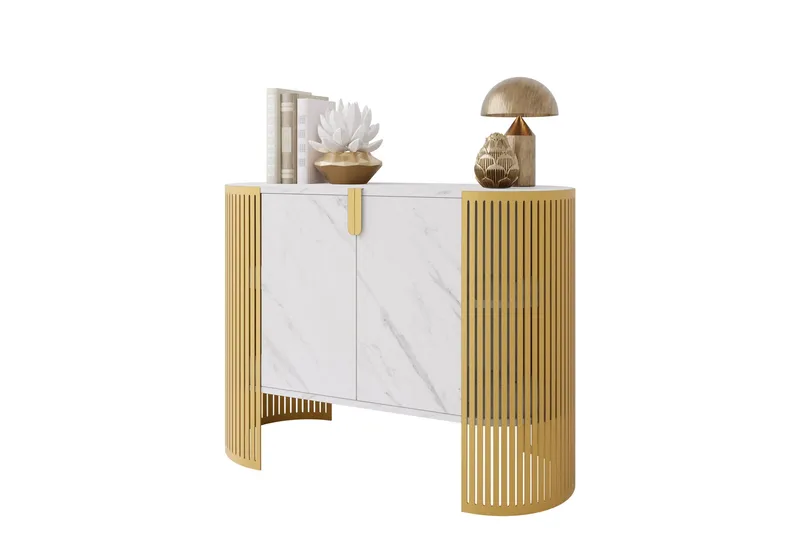 Friend Skänk 120x40 cm - Guld/Vit - Products - Förvaring - Förvaringsmöbler - Sideboard & skänk