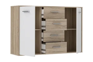 Haba Skänk 34x123 cm - Brun/Vit - Products - Förvaring - Förvaringsmöbler - Sideboard & skänk