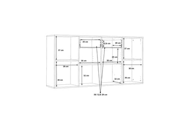 Haba Skänk 34x162 cm - Grå - Products - Förvaring - Förvaringsmöbler - Sideboard & skänk