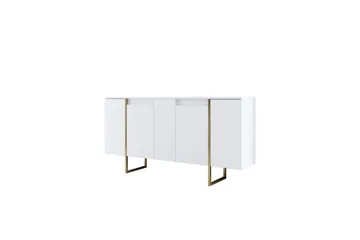 Luxe Konsollbord 160 cm - Vit/Guld - Products - Förvaring - Förvaringsmöbler - Sideboard & skänk