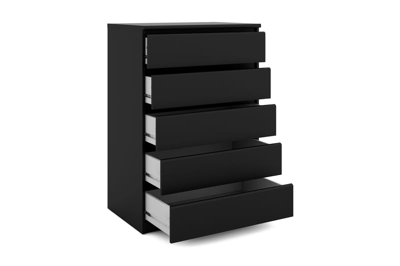 Naia Byrå med 5 Lådor - Svart - Products - Förvaring - Förvaringsmöbler - Byrå