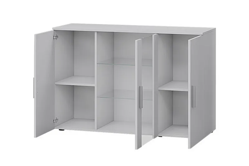 Soho Byrå 41x120 cm - Ek/Svart - Products - Förvaring - Förvaringsmöbler - Byrå