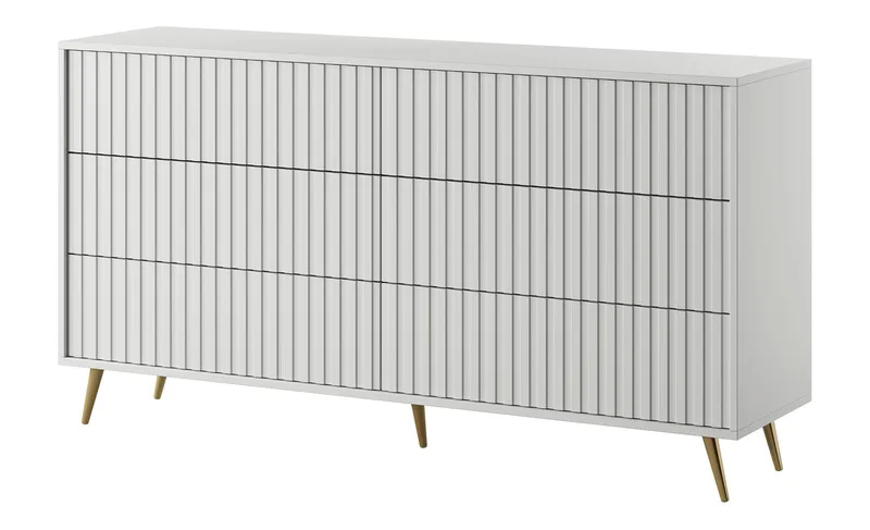 Tapas Byrå 154 cm, Vit