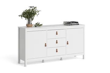 Vallvidera Sideboard 38x151 cm - Vit/Natur - Products - Förvaring - Förvaringsmöbler - Sideboard & skänk