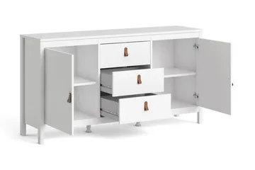 Vallvidera Sideboard 38x151 cm - Vit/Natur - Products - Förvaring - Förvaringsmöbler - Sideboard & skänk