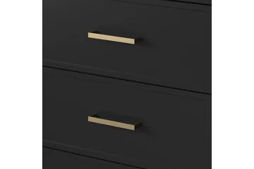 Westerleigh Byrå 144x41 cm Svart/Guld - CosmoLiving - Products - Förvaring - Förvaringsmöbler - Byrå