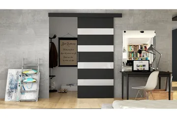 Skjutdörr MARTI - Svart/Vit - Products - Förvaring - Garderober & garderobssystem - Garderobsdörr - Skjutdörr garderob & walk-in closet