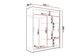 Glenmore Garderob White - Products - Förvaring - Garderober & garderobssystem - Garderobsskåp
