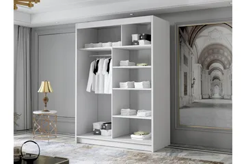 Lungos Garderob 120x200 cm - Beige - Products - Förvaring - Garderober & garderobssystem - Garderobsskåp