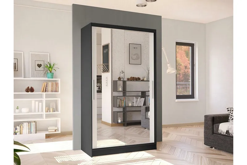 Glenmore Garderob m. Spegel White - Products - Förvaring - Garderober & garderobssystem