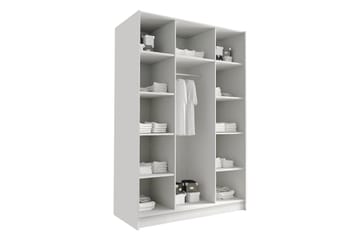 Herrljunga Garderob med Spegel 150 cm - Kashmir/Guld - Products - Förvaring - Garderober & garderobssystem