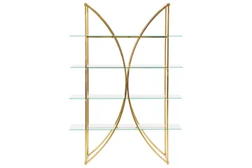 Bokhylla Hollow Guld - Guld - Products - Förvaring - Hylla - Bokhylla