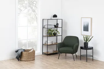 Hasslevik Bokhylla 77x150 cm - Vildek/Svart - Products - Förvaring - Hylla - Bokhylla