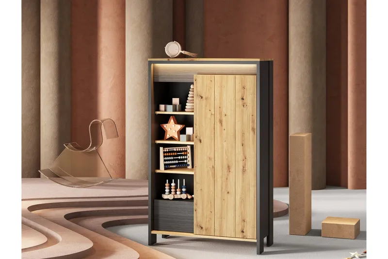 Rathmore Bokhylla 87x38 cm - Svart - Products - Förvaring - Hylla - Bokhylla