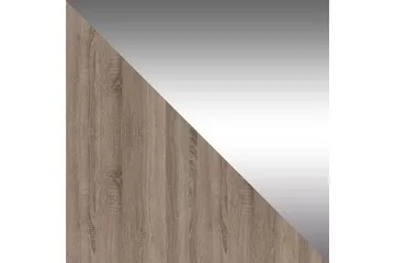Leila Garderob 150 cm Skjutdörrar Smal Spegel - Ek - Products - Förvaring - Garderober & garderobssystem
