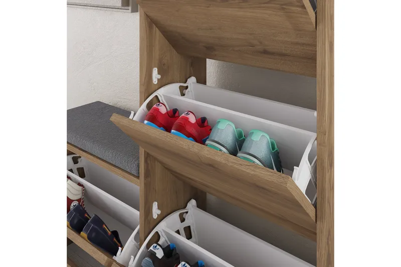 Dude Skoskåp 105 cm - Beige - Products - Förvaring - Skåp - Förvaringsskåp