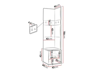 Dunvegan Highboard Black - Products - Förvaring - Skåp - Förvaringsskåp