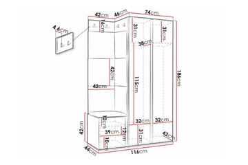 Dunvegan Highboard Black - Products - Förvaring - Skåp - Förvaringsskåp