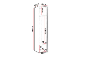 Dunvegan Highboard White - Products - Förvaring - Skåp - Förvaringsskåp