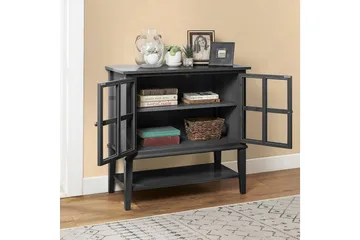 Franklin Förvaringsskåp 80x40 cm Svart - Dorel Home - Products - Förvaring - Skåp - Förvaringsskåp