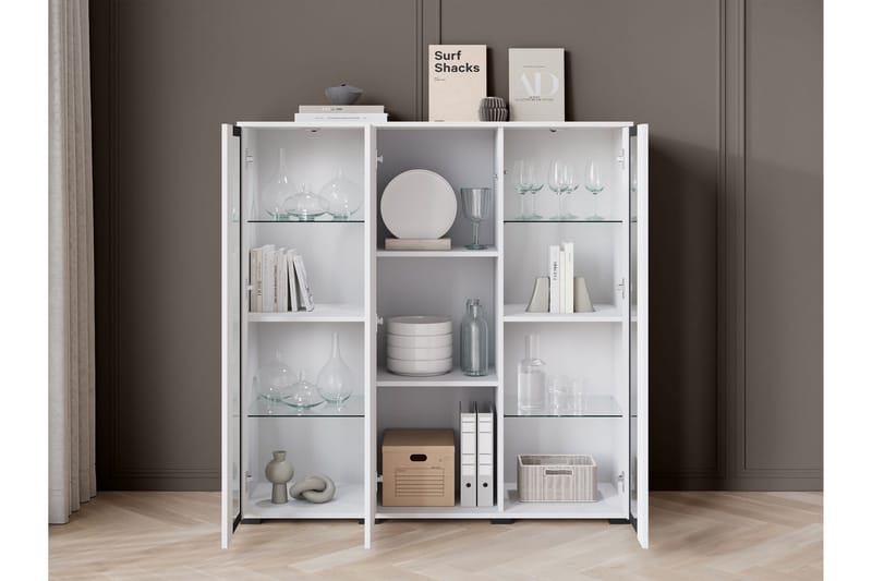 Gamal Highboard - Brun/Vit - Products - Förvaring - Skåp - Förvaringsskåp