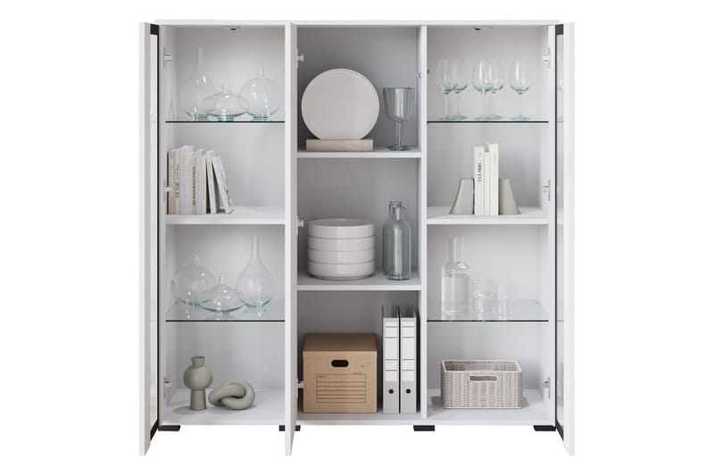 Gamal Highboard - Brun/Vit - Products - Förvaring - Skåp - Förvaringsskåp