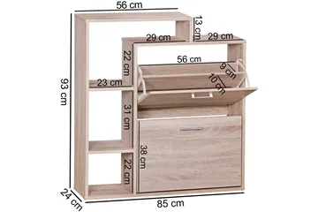 Pause Skoskåp - Trä/natur - Products - Förvaring - Skåp - Förvaringsskåp