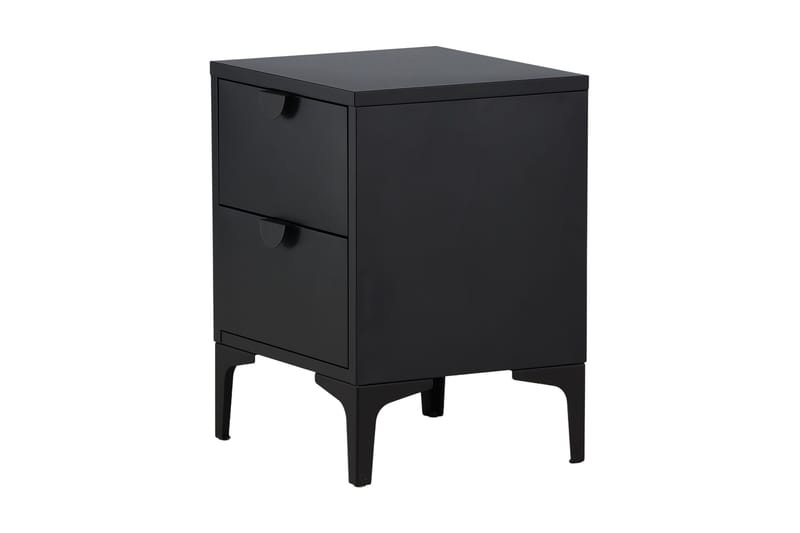 Piring Skåpsbyrå med två lådor 45x40x52 cm - Svart - Products - Förvaring - Skåp - Förvaringsskåp