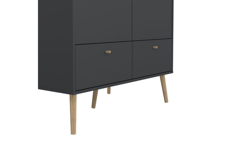 Shoey Skoskåp 4 Fack - Svart - Products - Förvaring - Skåp - Förvaringsskåp