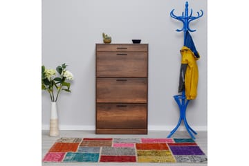 Skoskåp 75x128 cm - Valnöt - Products - Förvaring - Skåp - Förvaringsskåp