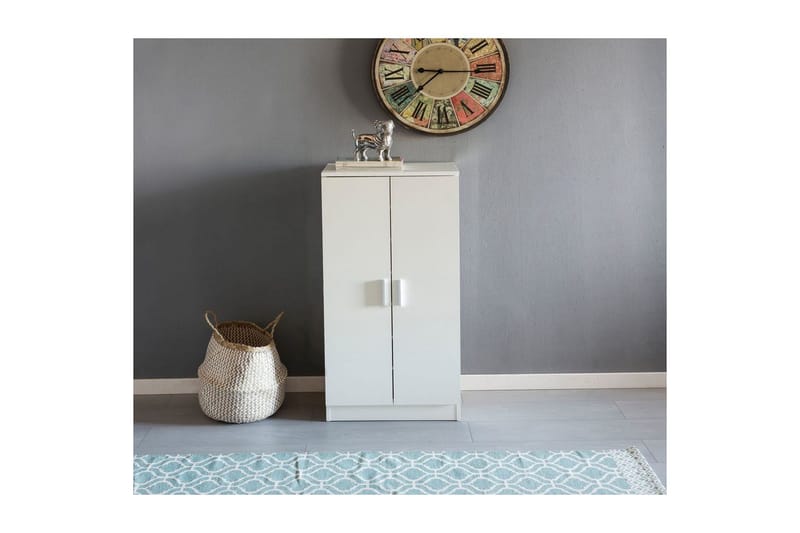 Skoskåp Wohnling Folierad spånskiva 7 fack hallmöbler - Products - Förvaring - Skåp - Förvaringsskåp