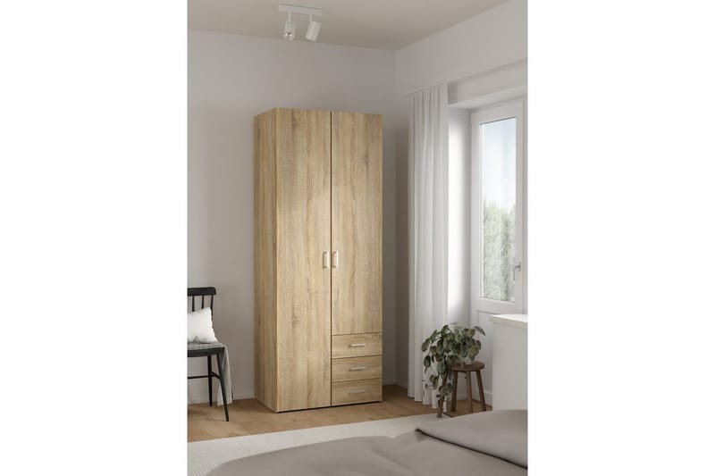 Space Garderob 78x200 cm - Natur - Products - Förvaring - Skåp - Förvaringsskåp