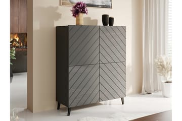 Strontian Highboard Scandinavian Choice Graphite - Products - Förvaring - Skåp - Förvaringsskåp