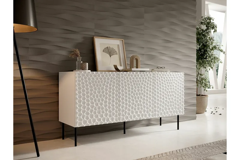 Strontian Highboard Scandinavian Choice White - Products - Förvaring - Skåp - Förvaringsskåp