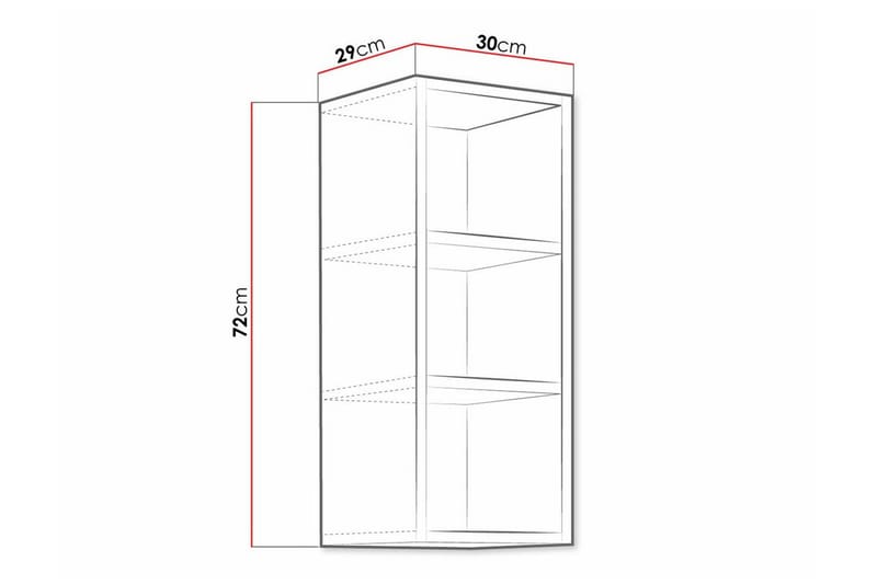 Templemore Köksskåp 30 cm - Vit - Products - Förvaring - Skåp - Förvaringsskåp