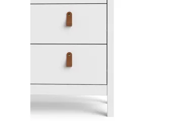 Vallvidera Vitrinskåp 33 cm djup 78 cm bred 199 cm hög Ljust Trä Glas - Vit - Products - Förvaring - Skåp - Vitrinskåp